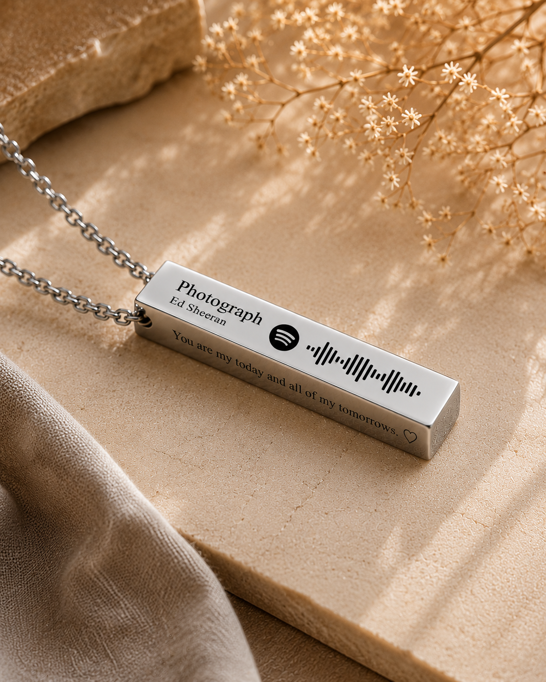 Spotify Code Necklace