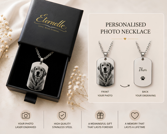 Personalised Pet Dogtag Photo Necklace