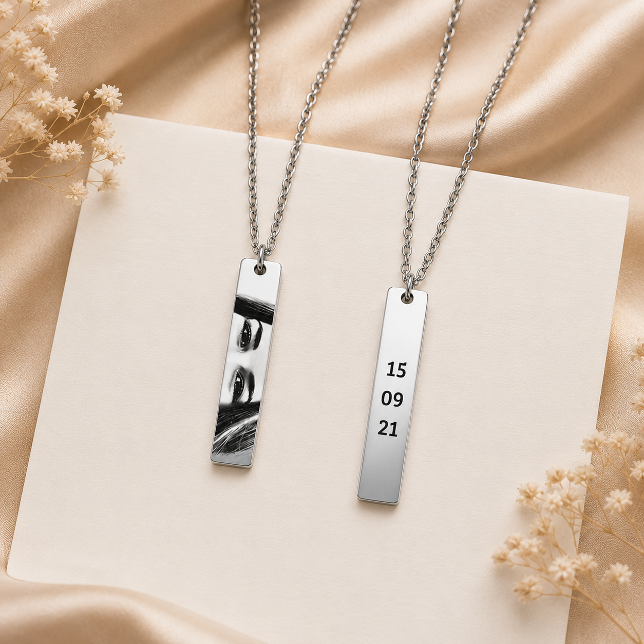 Personalised Eyes Necklace – A Memory You Can Hold Forever