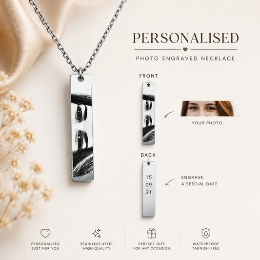 Personalised Eyes Necklace – A Memory You Can Hold Forever