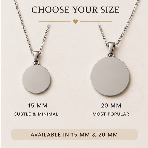 Custom Message Necklace for Dad | Personalised Father's Day Gift