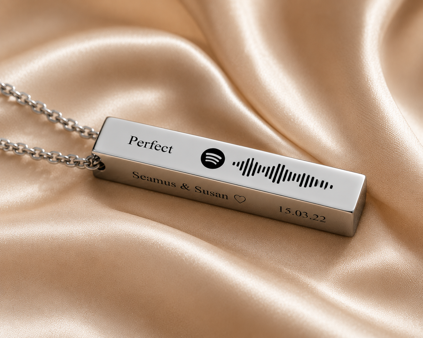 Spotify Code Necklace
